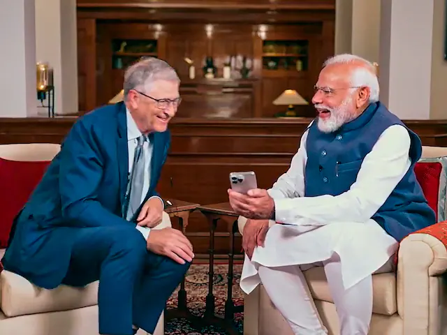 PM Modi and Bill Gates Discuss India's AI Initiatives