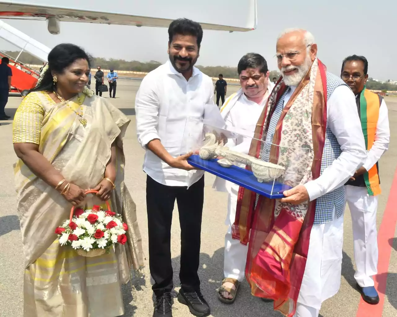 Telangana Chief Minister A Revanth Reddy Presents Wishlist to Prime Minister Modi, Seeks Assistance for State Development