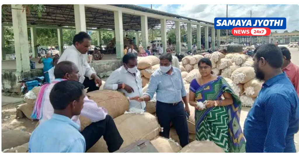 Inspection at Khammam Mirchi Market