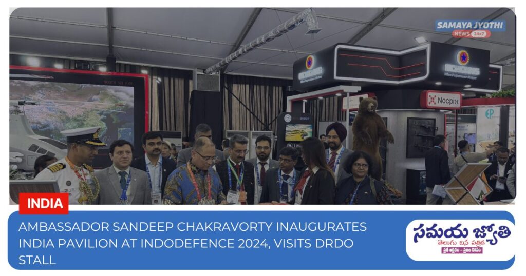 DRDO stall IndoDefence-samayajyothi