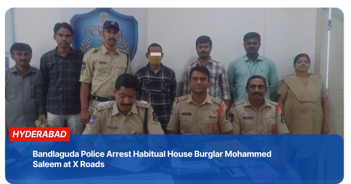 Habitual Burglar Arrested